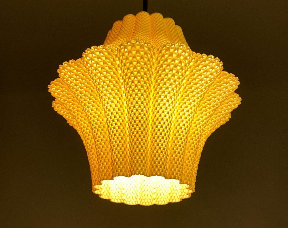Ceiling Light, Hanging Light, Chandelier, Pendant Lamp, Vintage Lamp, Mid Century Modern, Boho, Statement, Lampshade, Shade