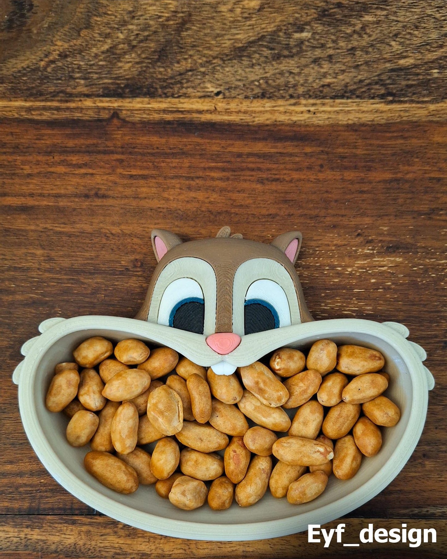 NIBBLER | Squirrel Snack Bowl - Custom Whimsical Candy & Nut Dish, Choice of Size and Colors