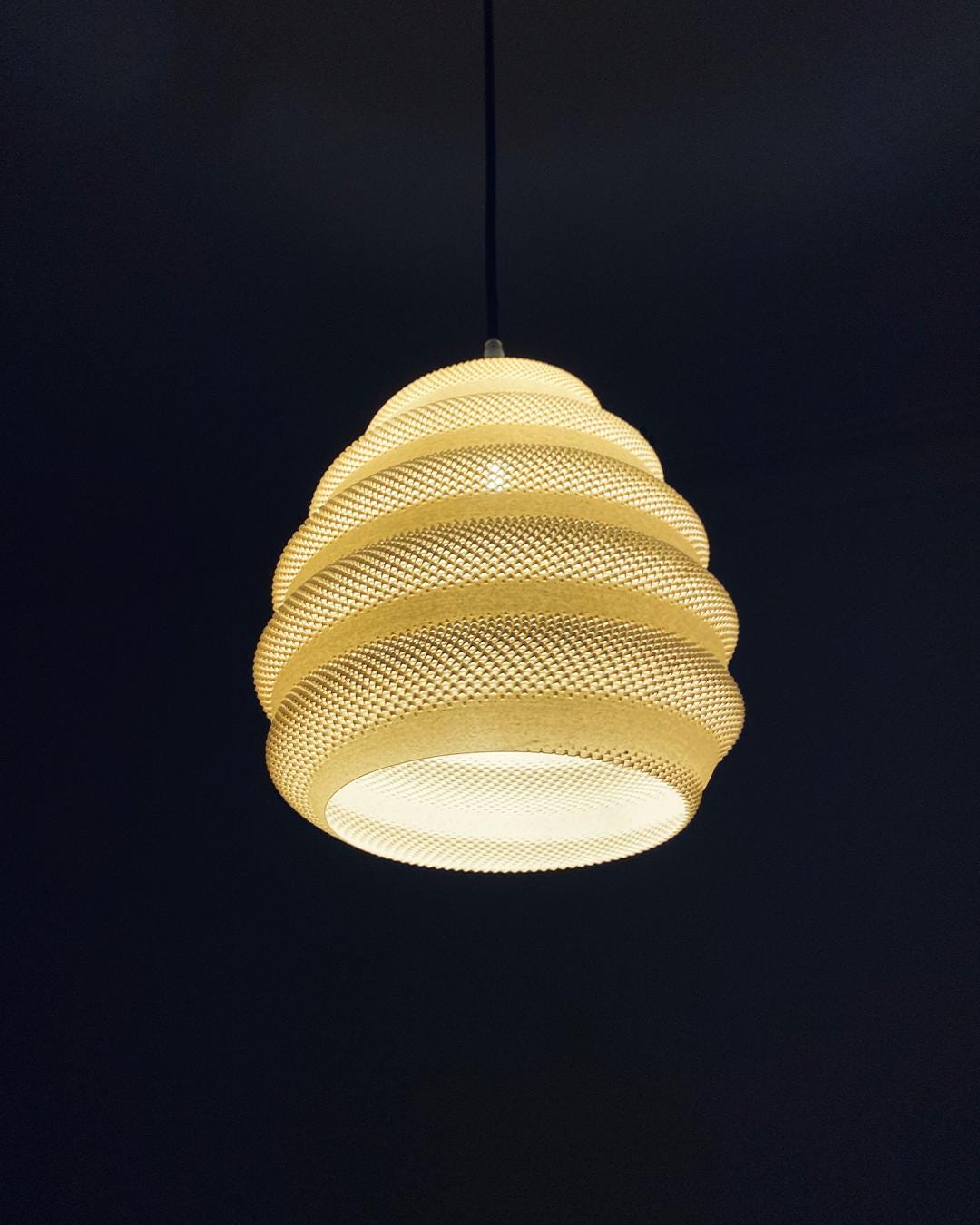 TORO | Modern Pendant Light - Custom Statement Chandelier Lampshade, Choice of Size and Color