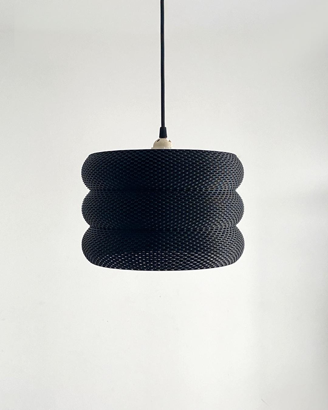 MARA | Modern Boho Pendant Light - Custom Statement Chandelier Lampshade, Choice of Size and Color