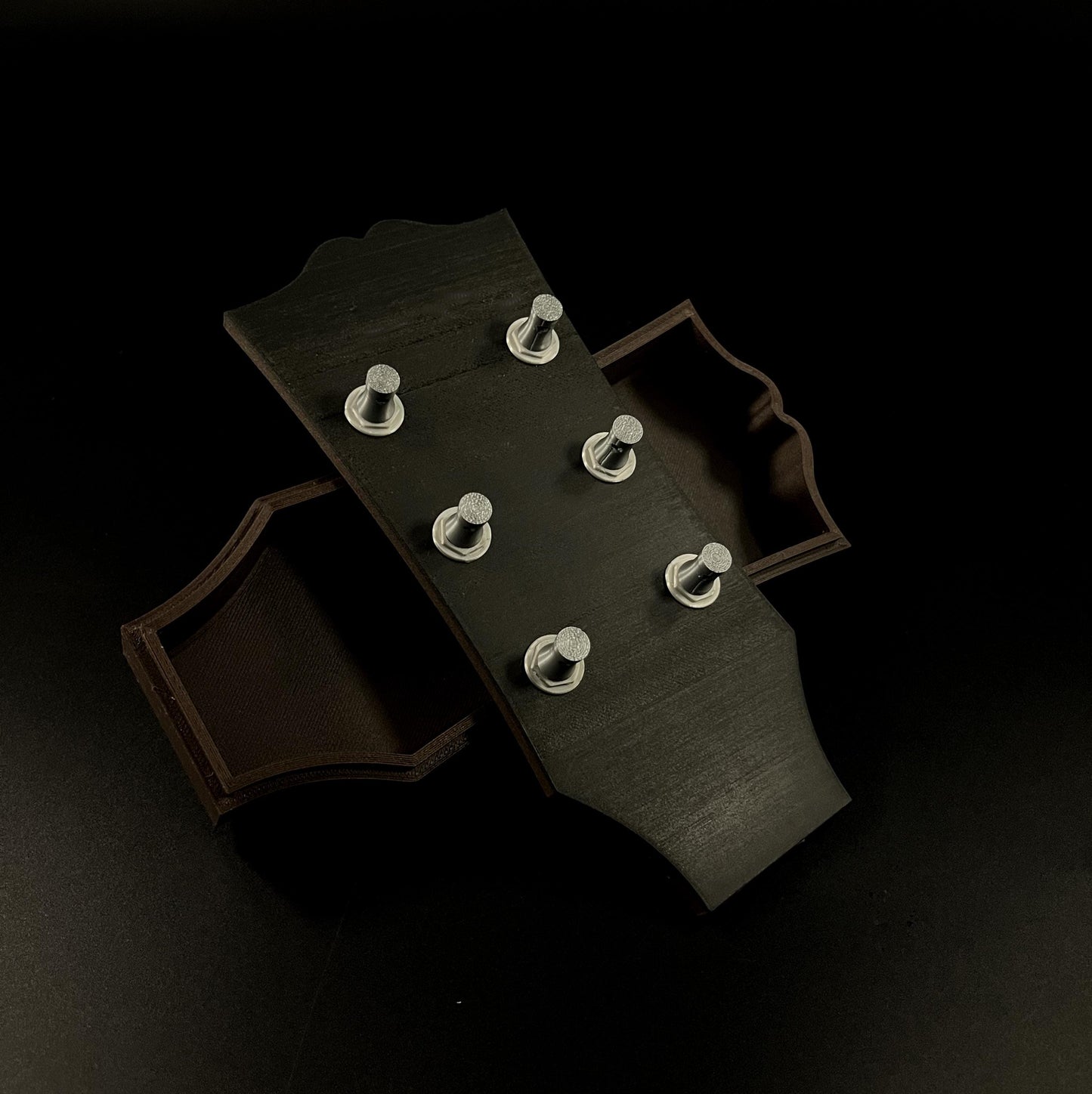 STRUM | Guitar Headstock Box - Custom Gibson-Style Jewelry/Pick Case, Choice of Color