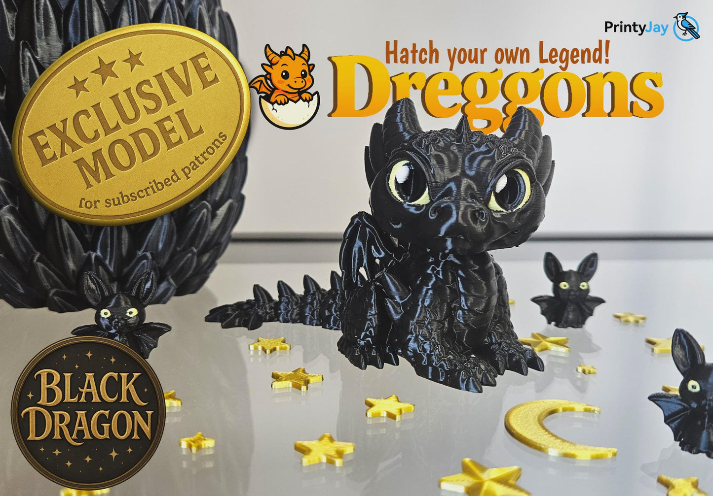 DREGGON | Dragon Egg Surprise Toy - Collectible Fantasy Creature, Choice of Color