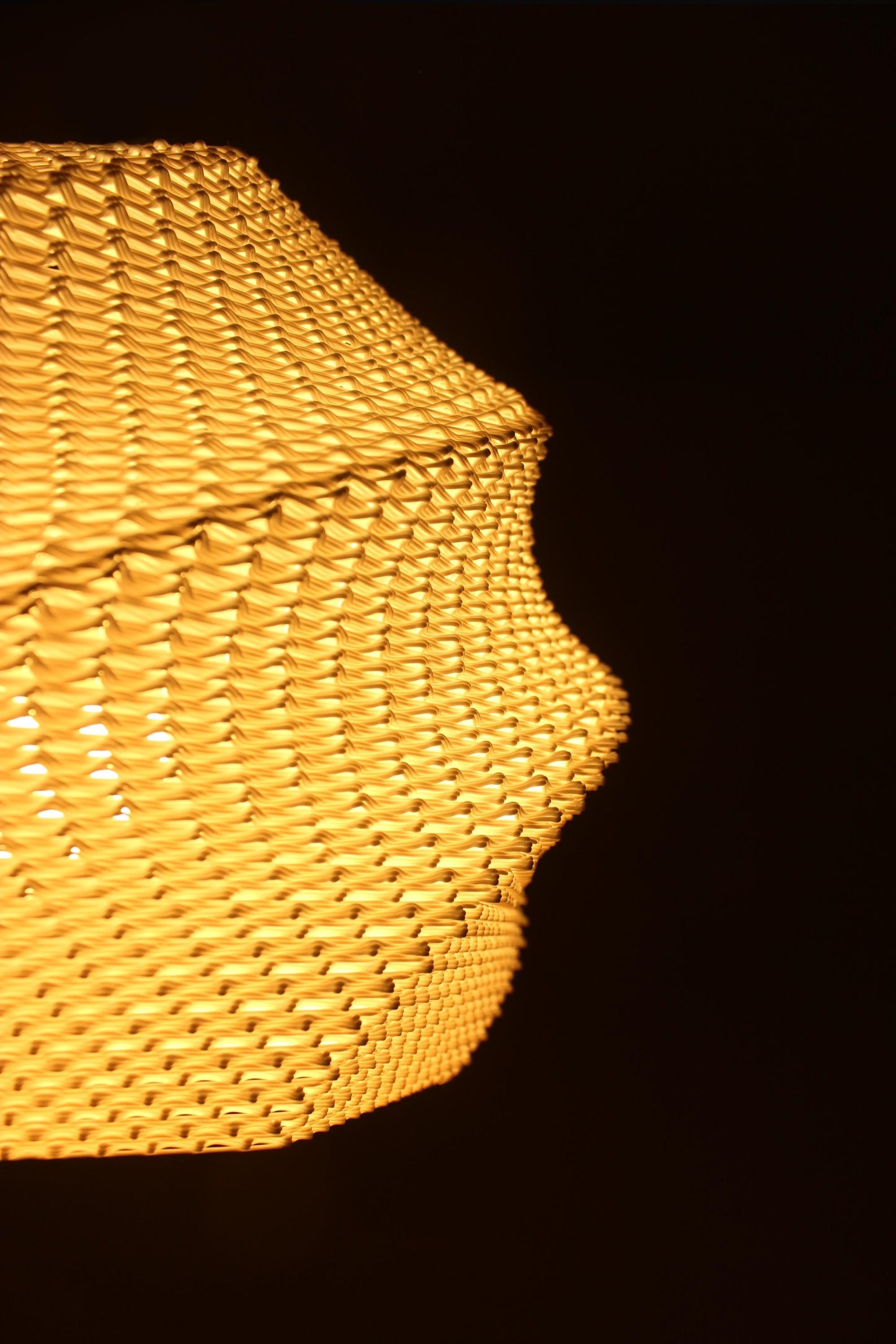 SOFIA | Boho Pendant Light Shade - Mid-Century Modern Hanging Lamp, Choice of Size and Colors