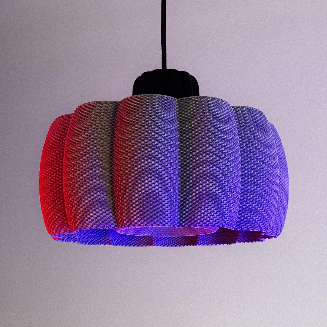 ARA | Modern Boho Pendant Light - Statement Chandelier Lampshade, Choice of Size and Colors