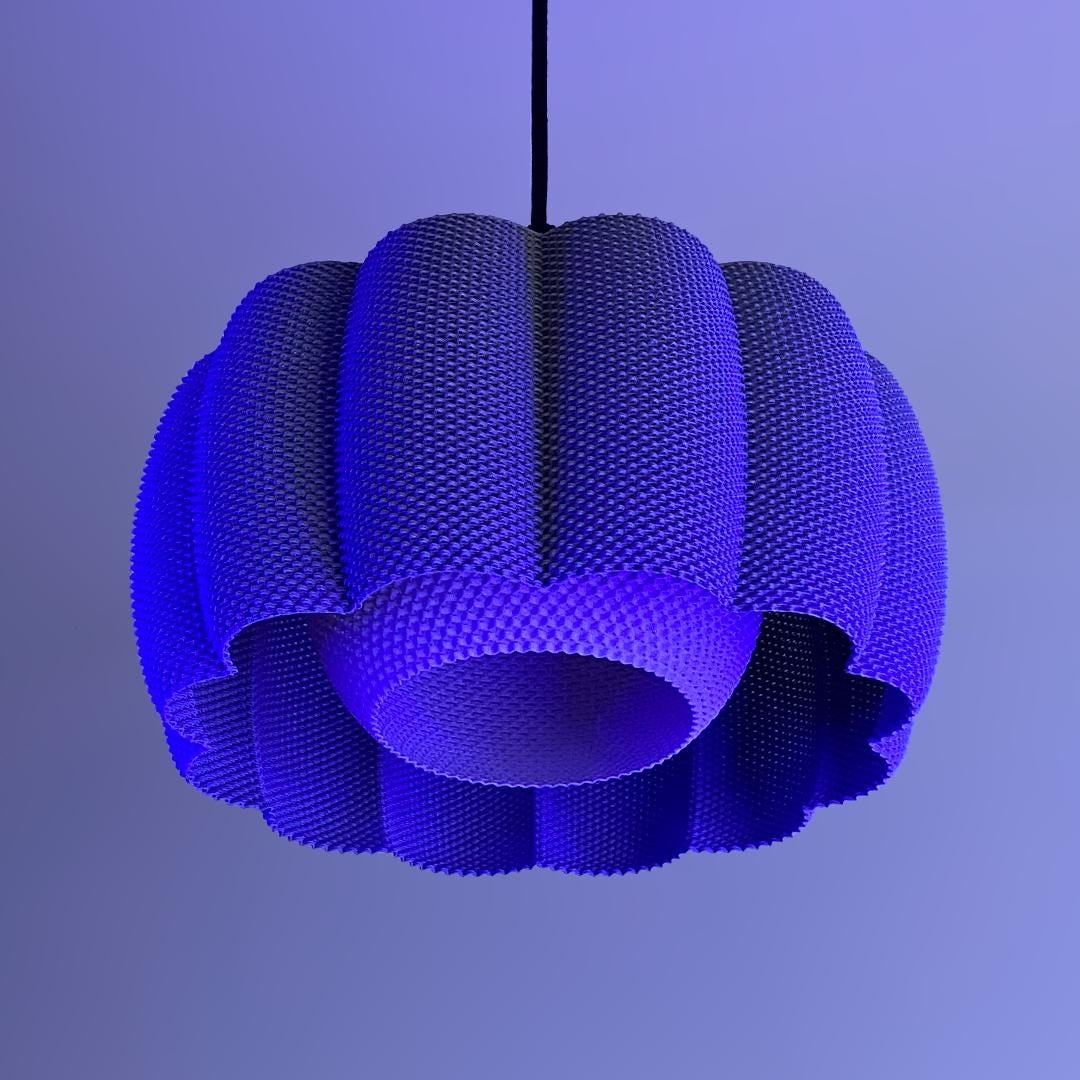 ARA | Modern Boho Pendant Light - Statement Chandelier Lampshade, Choice of Size and Colors