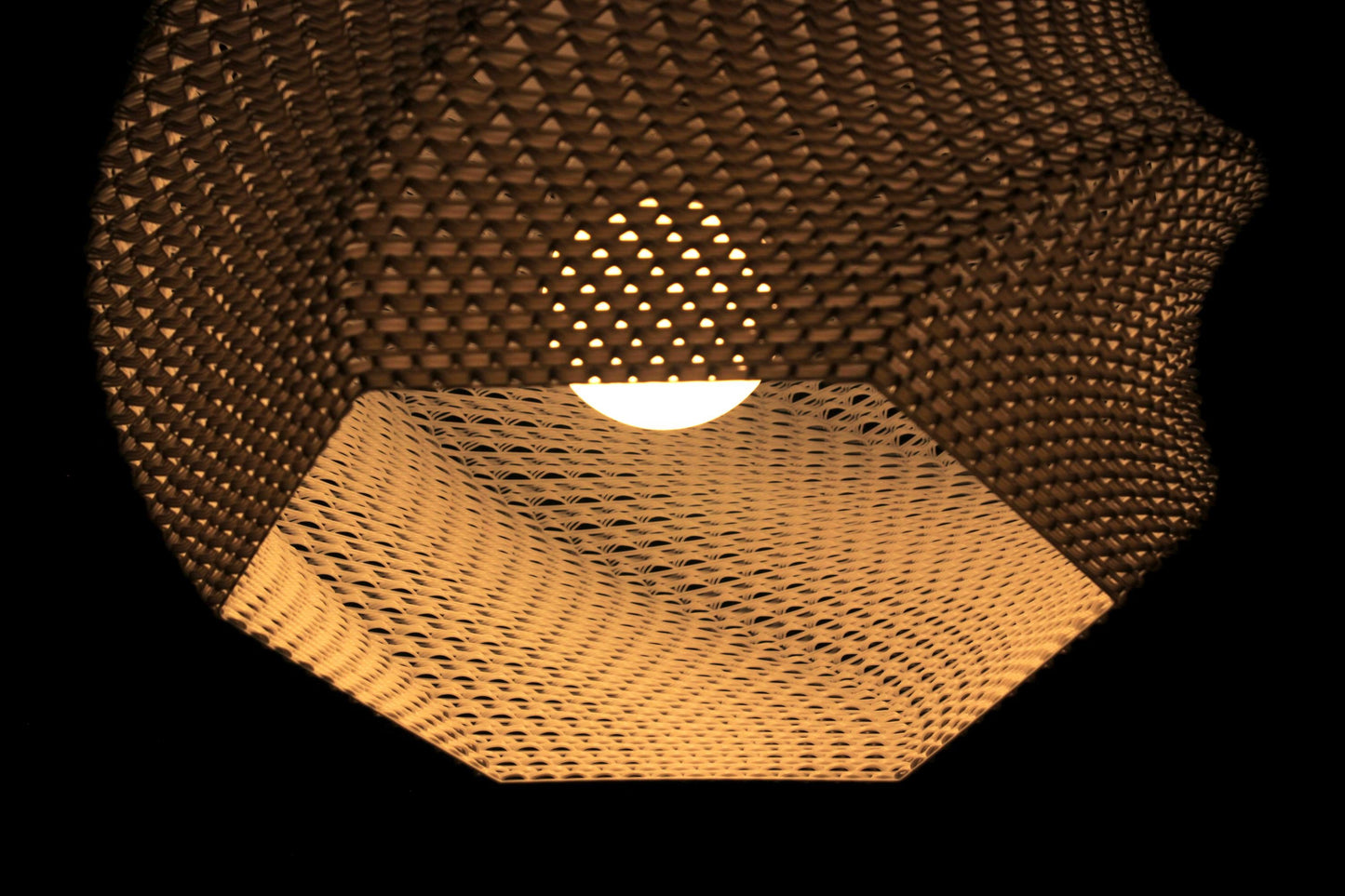 SOFIA | Boho Pendant Light Shade - Mid-Century Modern Hanging Lamp, Choice of Size and Colors