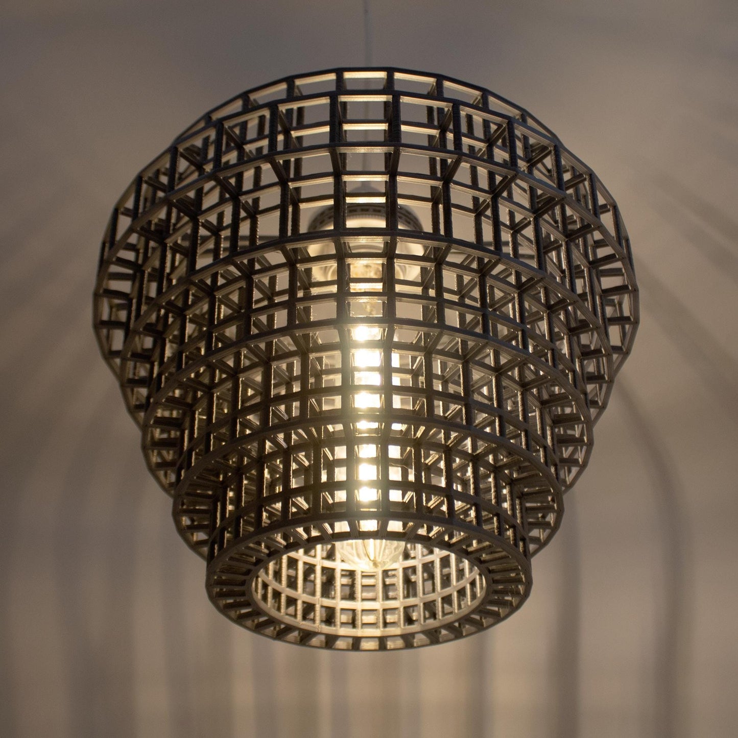 FOUNDRY | Modernist Pendant Light - Custom Statement Chandelier Lampshade, Choice of Size and Colors