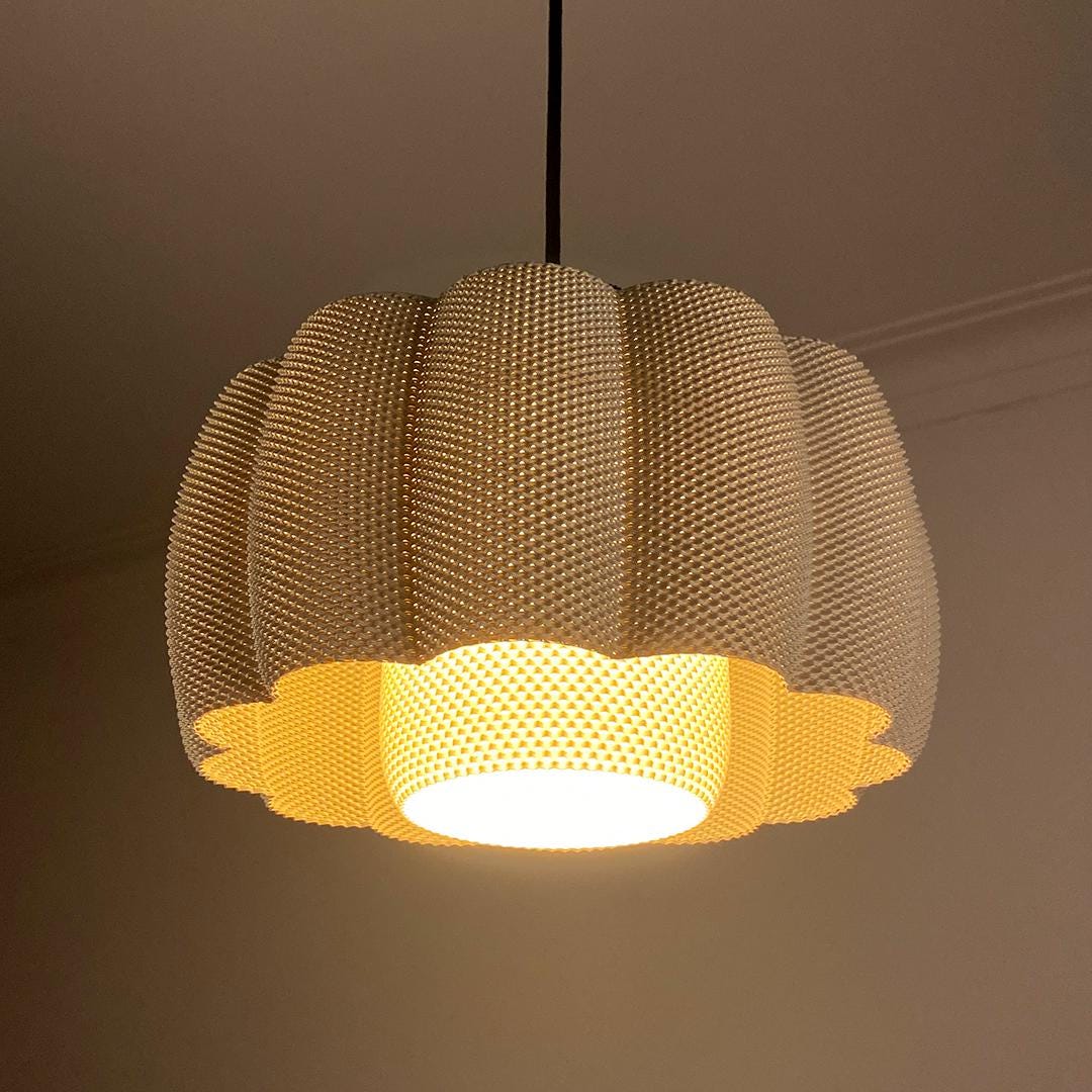 ARA | Modern Boho Pendant Light - Statement Chandelier Lampshade, Choice of Size and Colors