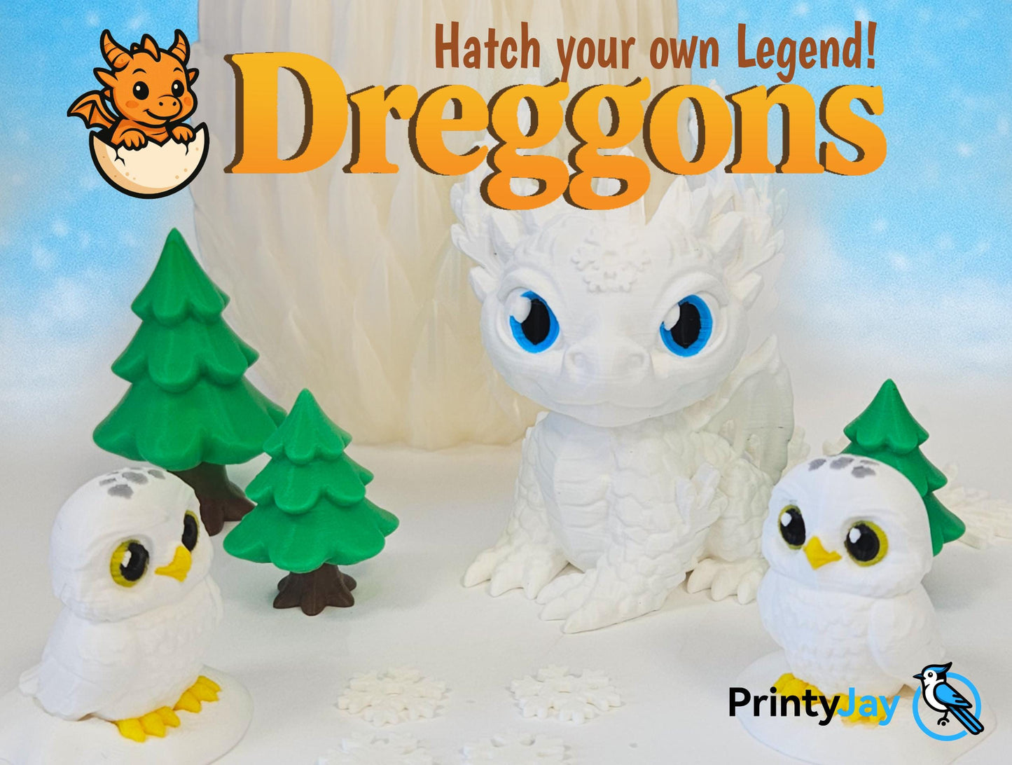 DREGGON | Dragon Egg Surprise Toy - Collectible Fantasy Creature, Choice of Color