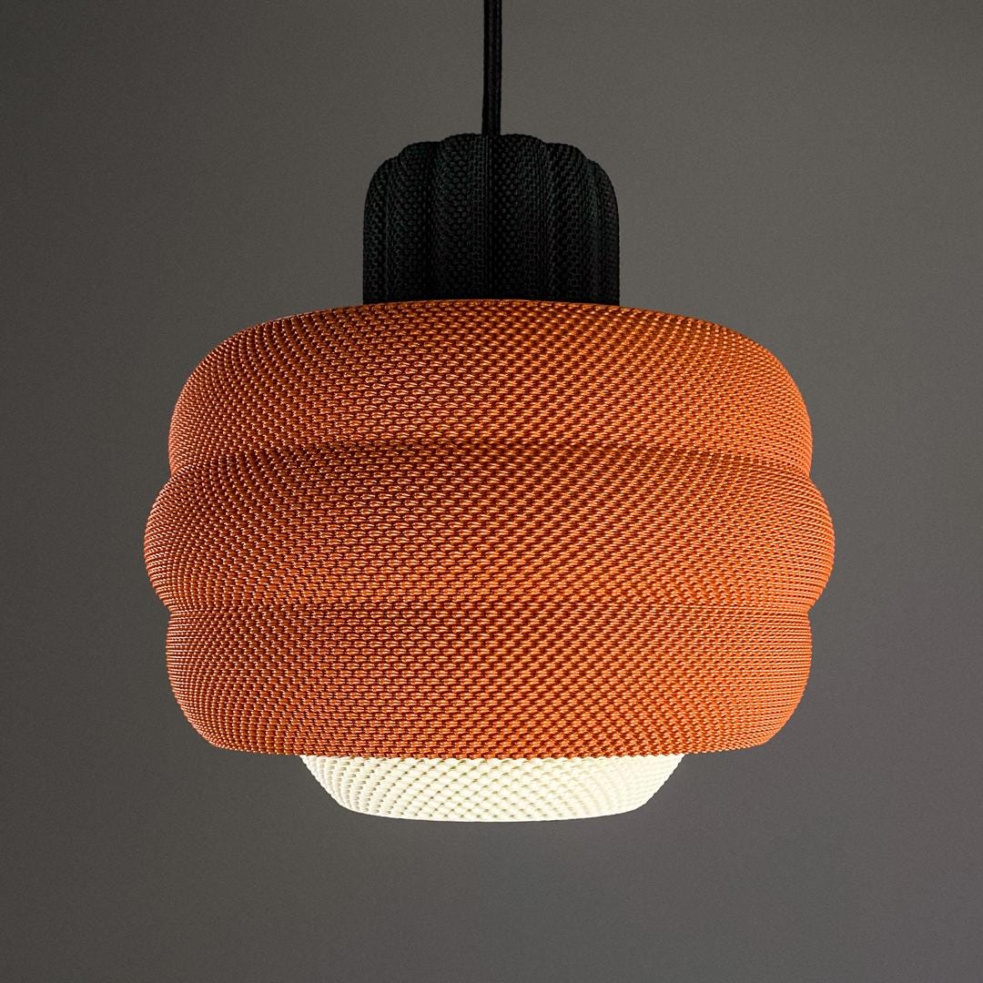BETTY | Custom Boho Pendant Light - Mid Century Modern Lampshade, Choice of Size and Colors