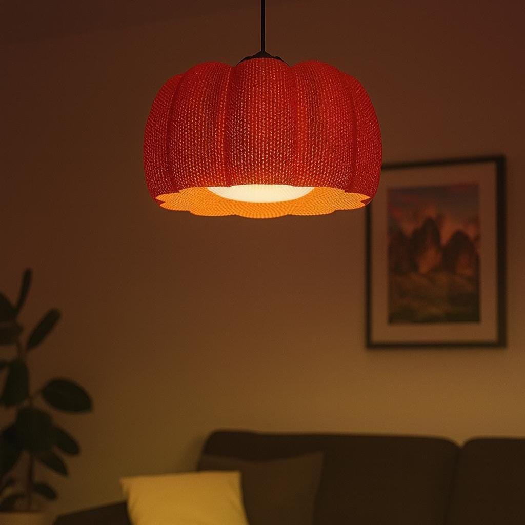 ARA | Modern Boho Pendant Light - Statement Chandelier Lampshade, Choice of Size and Colors