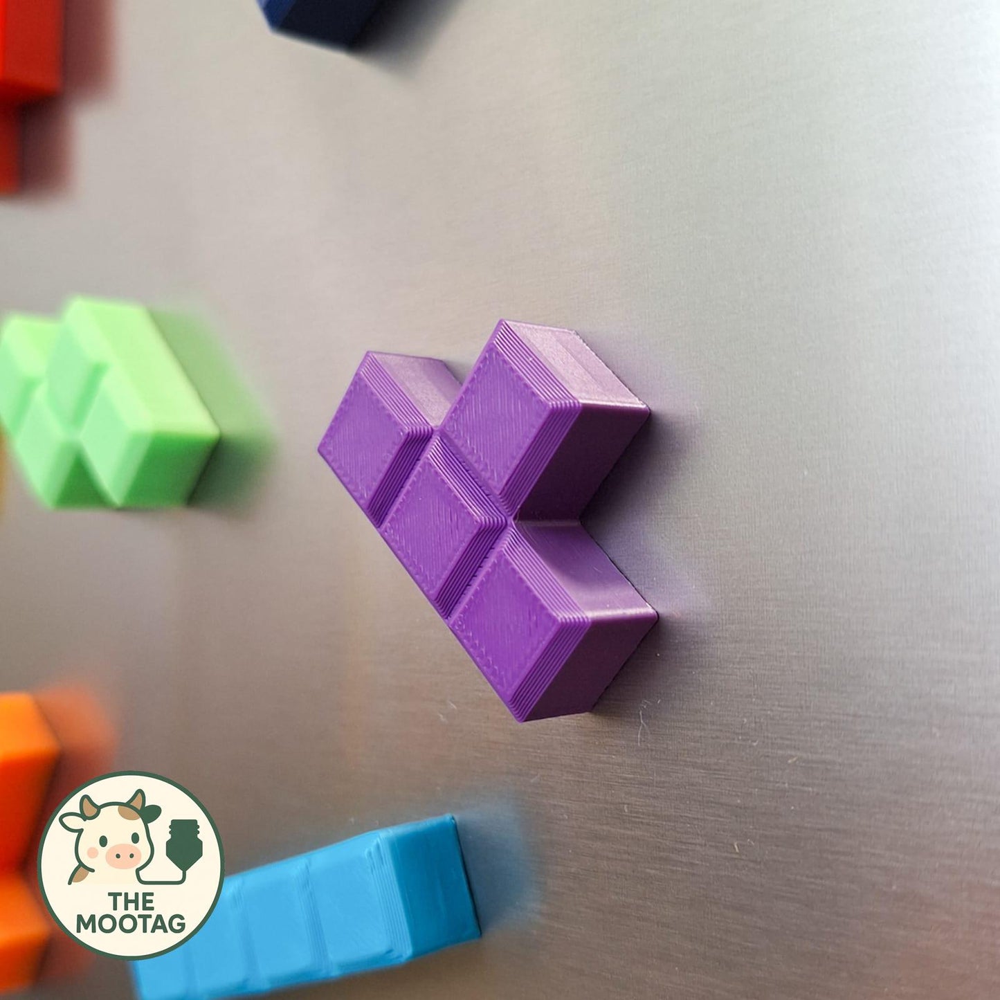 TETRA | Tetris Fridge Magnets - Retro Video Game Decor, Choice of Sizes and Colors