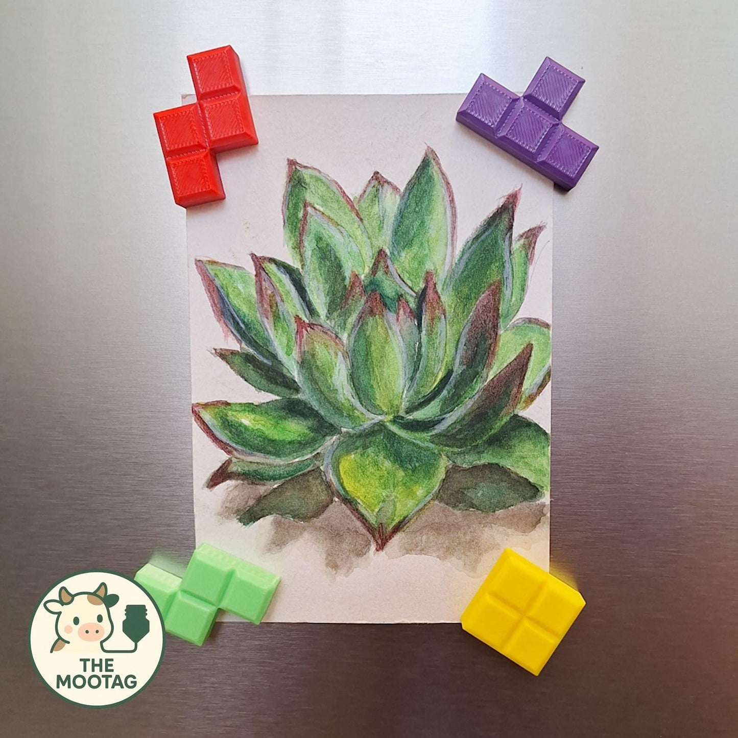 TETRA | Tetris Fridge Magnets - Retro Video Game Decor, Choice of Sizes and Colors