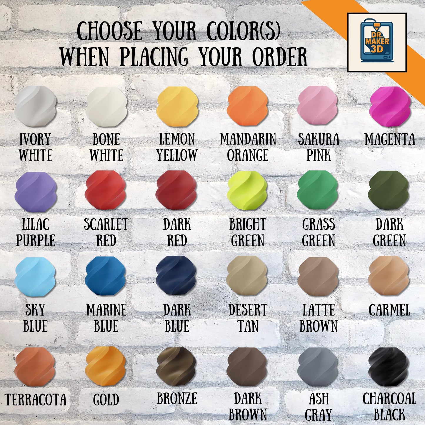 PICKLETS | Mini Pickleball Bead Charms, 25 Pack, Choice of Color