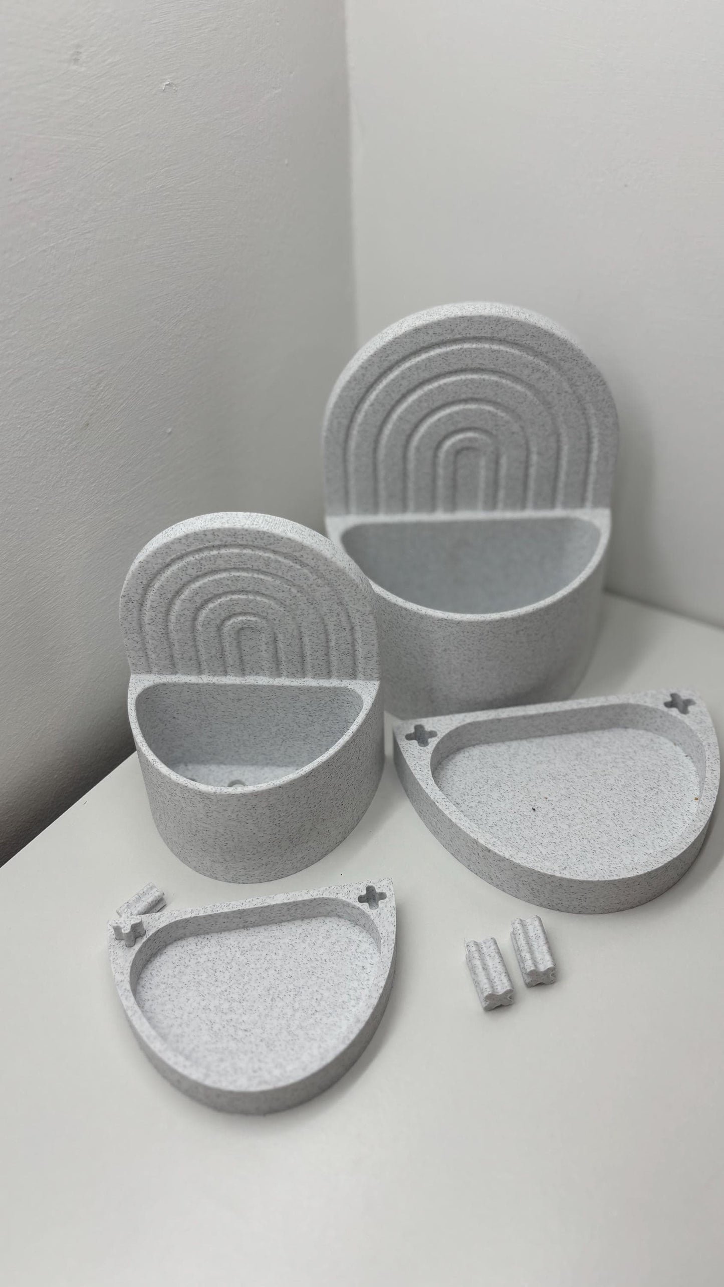 ROOT | Custom Bookend Planter - Modern Succulent Vase, Choice of Size and Color