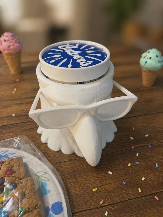 SCOOP250 | 3D Printed Bald Eagle Ice Cream Bowl, Patriotic America 250 Decor Gift USA