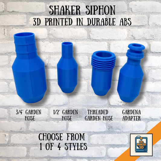 3D printed siphon water transfer pump for aquarium
