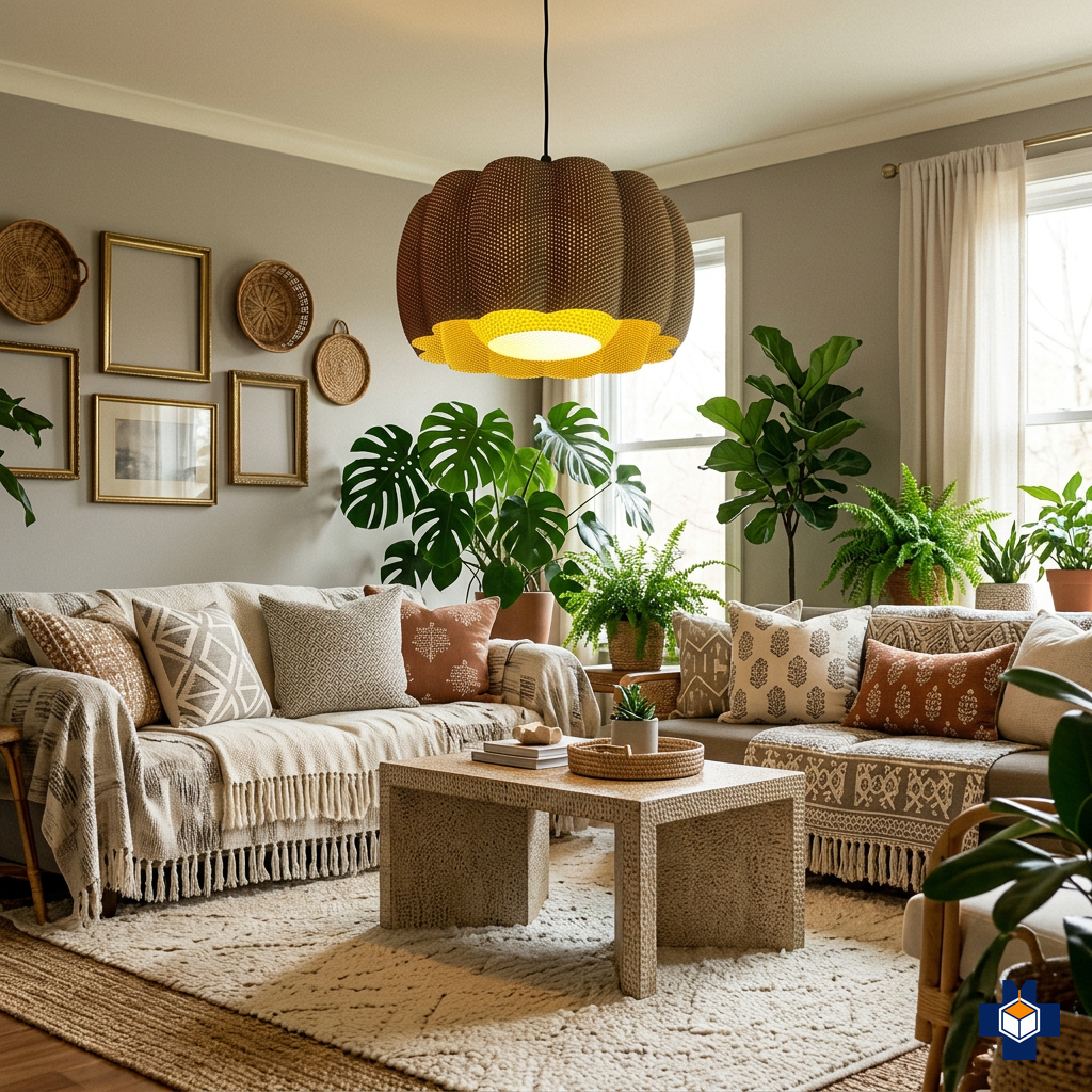 ARA pendant in a living room