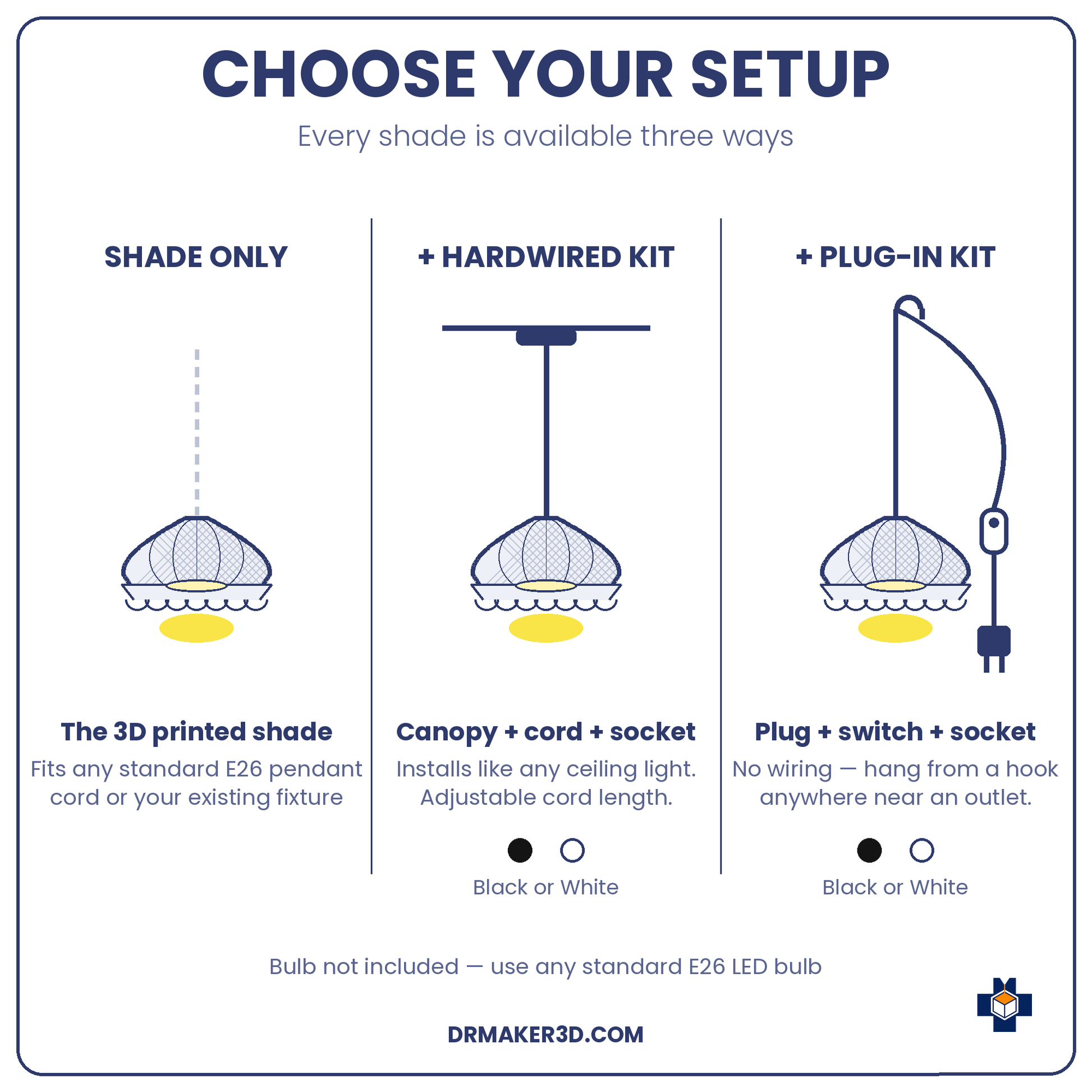 ARA pendant setup options