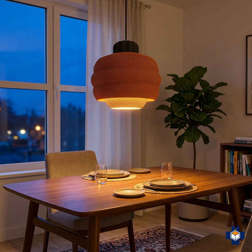BETTY pendant over a dining table