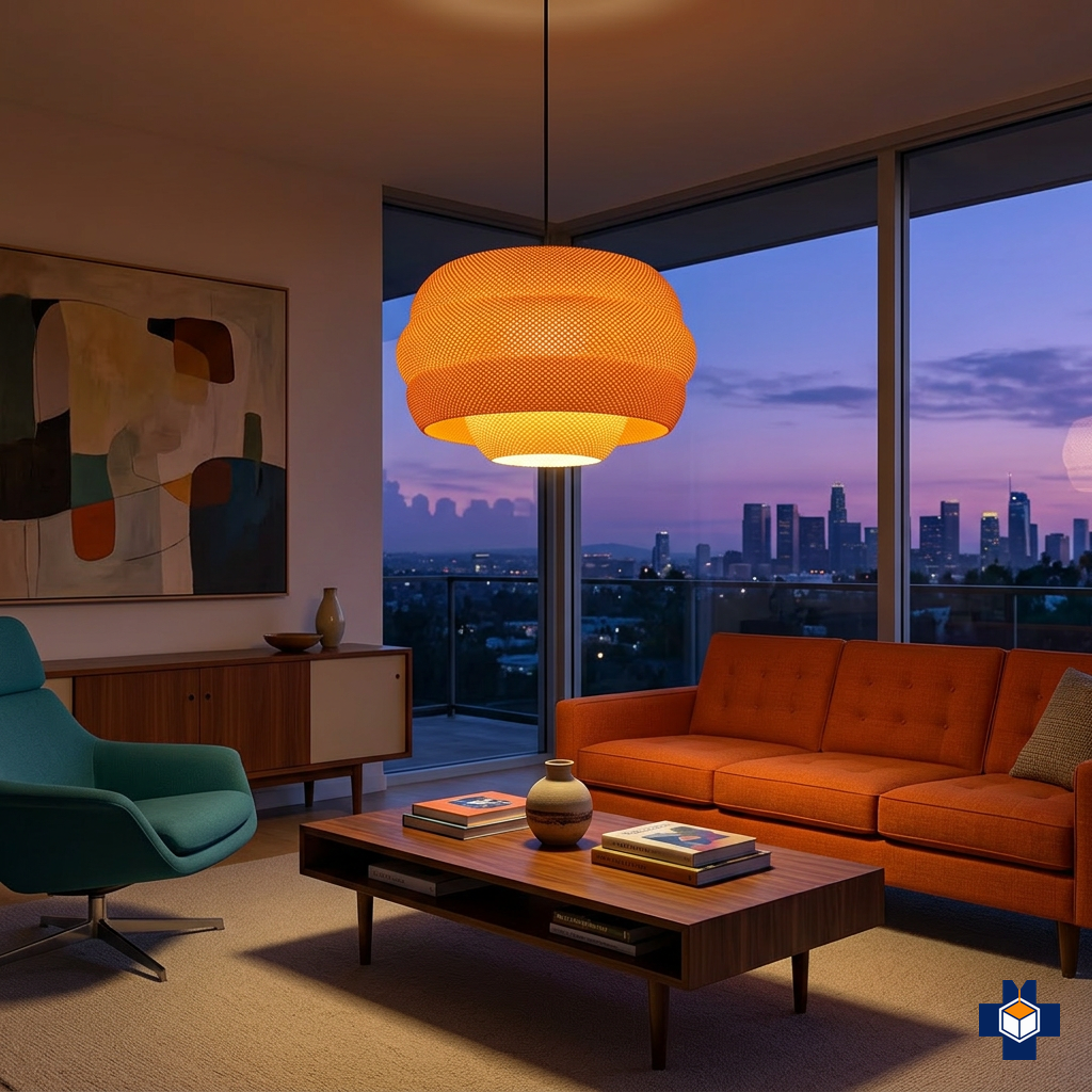 BETTY pendant in a living room