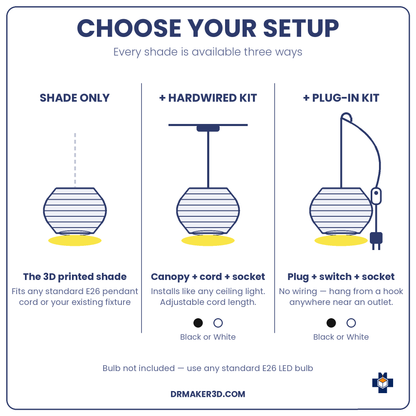 BETTY pendant setup options