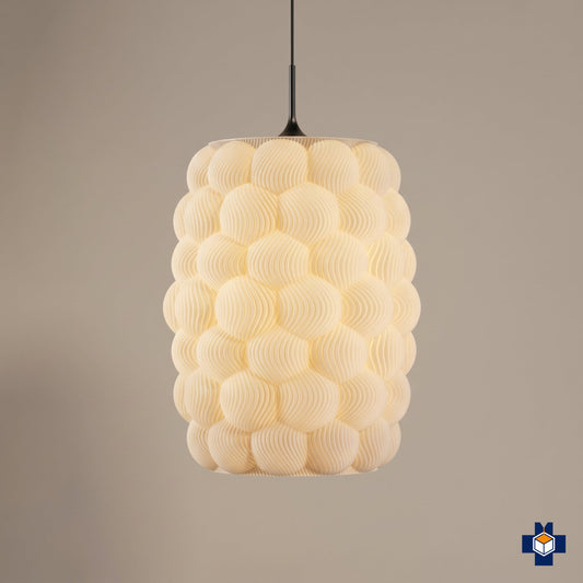 BUNCH pod cluster pendant light, ivory, main view