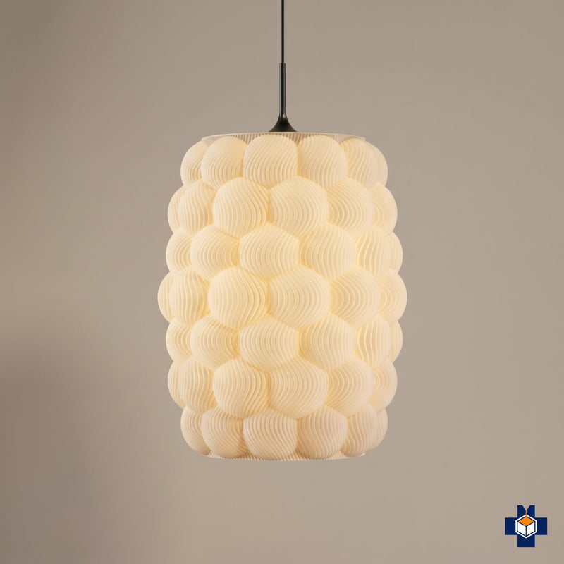 BUNCH pod cluster pendant light, ivory, main view