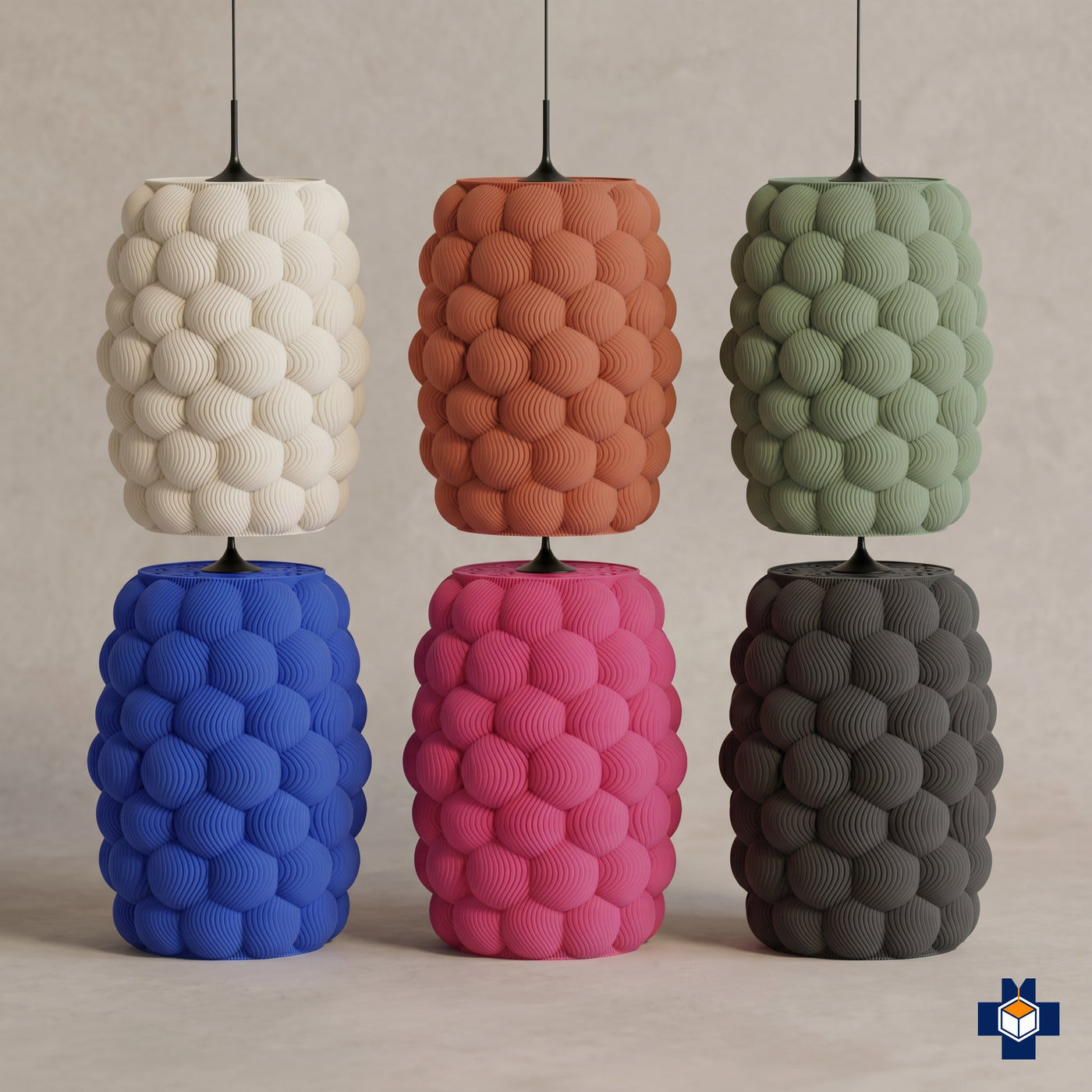 BUNCH pod cluster pendant light color variety