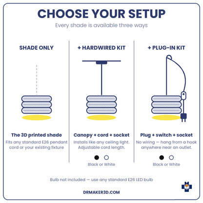 CLARA pendant setup options