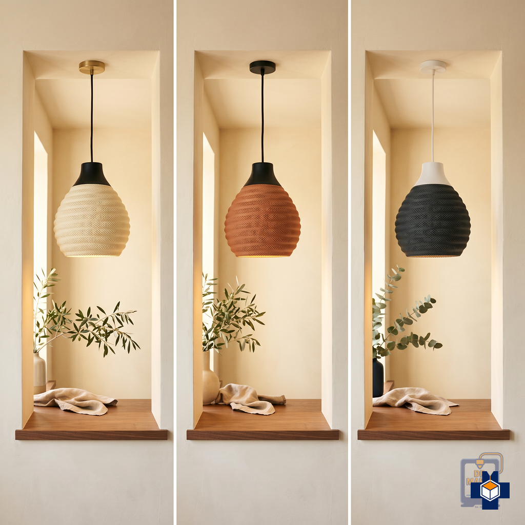 CORA pendant shown in multiple colorways