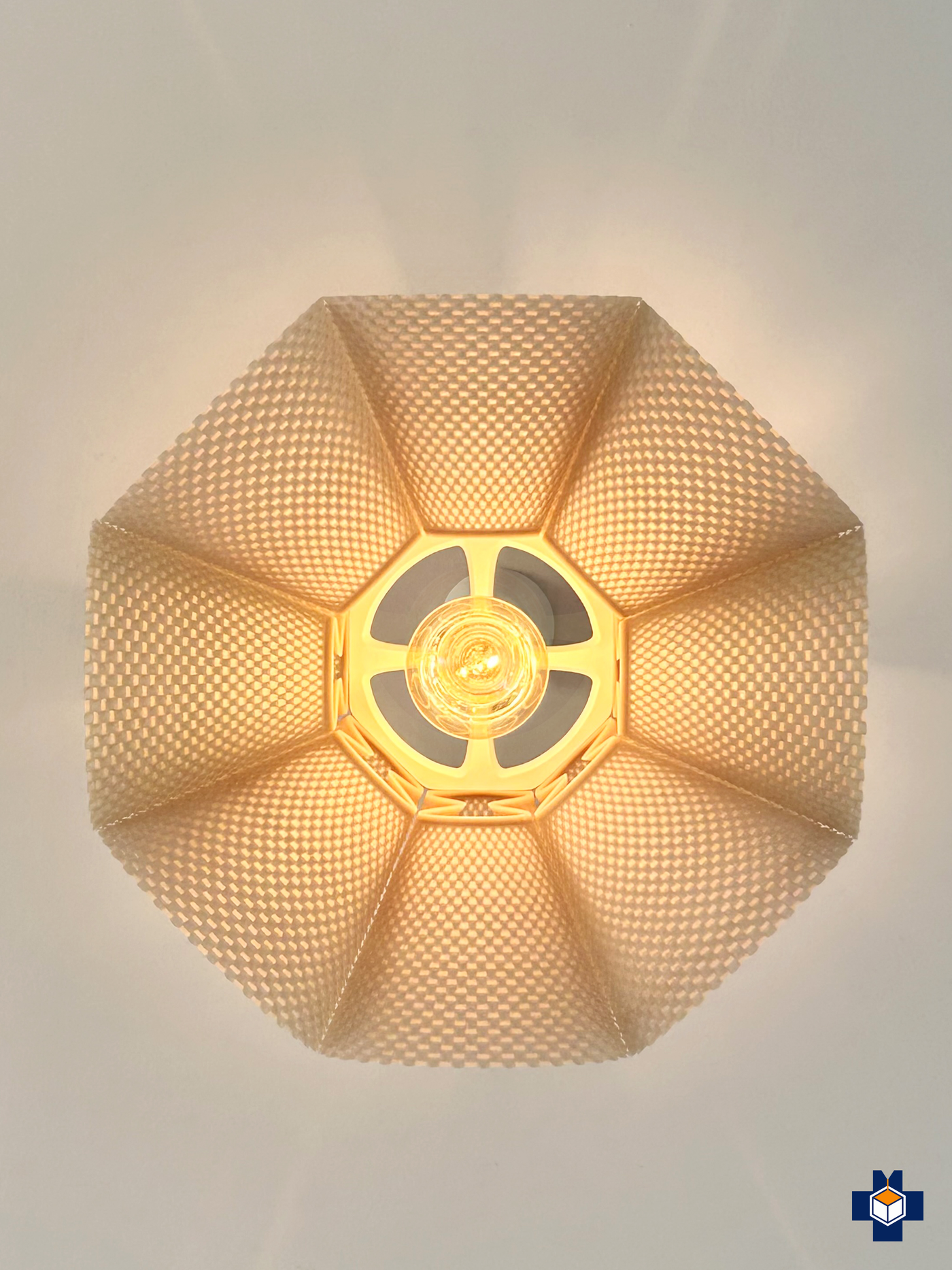 COROA geometric crown pendant light, main view