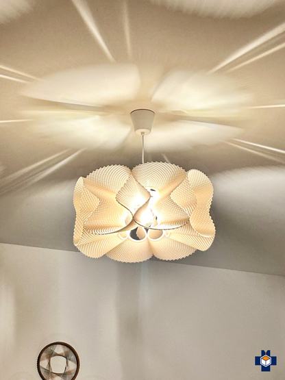 COROA crown pendant light, angled view