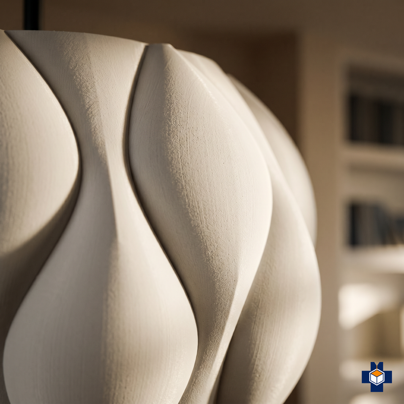 ECLIPSE geometric pendant light, facet detail