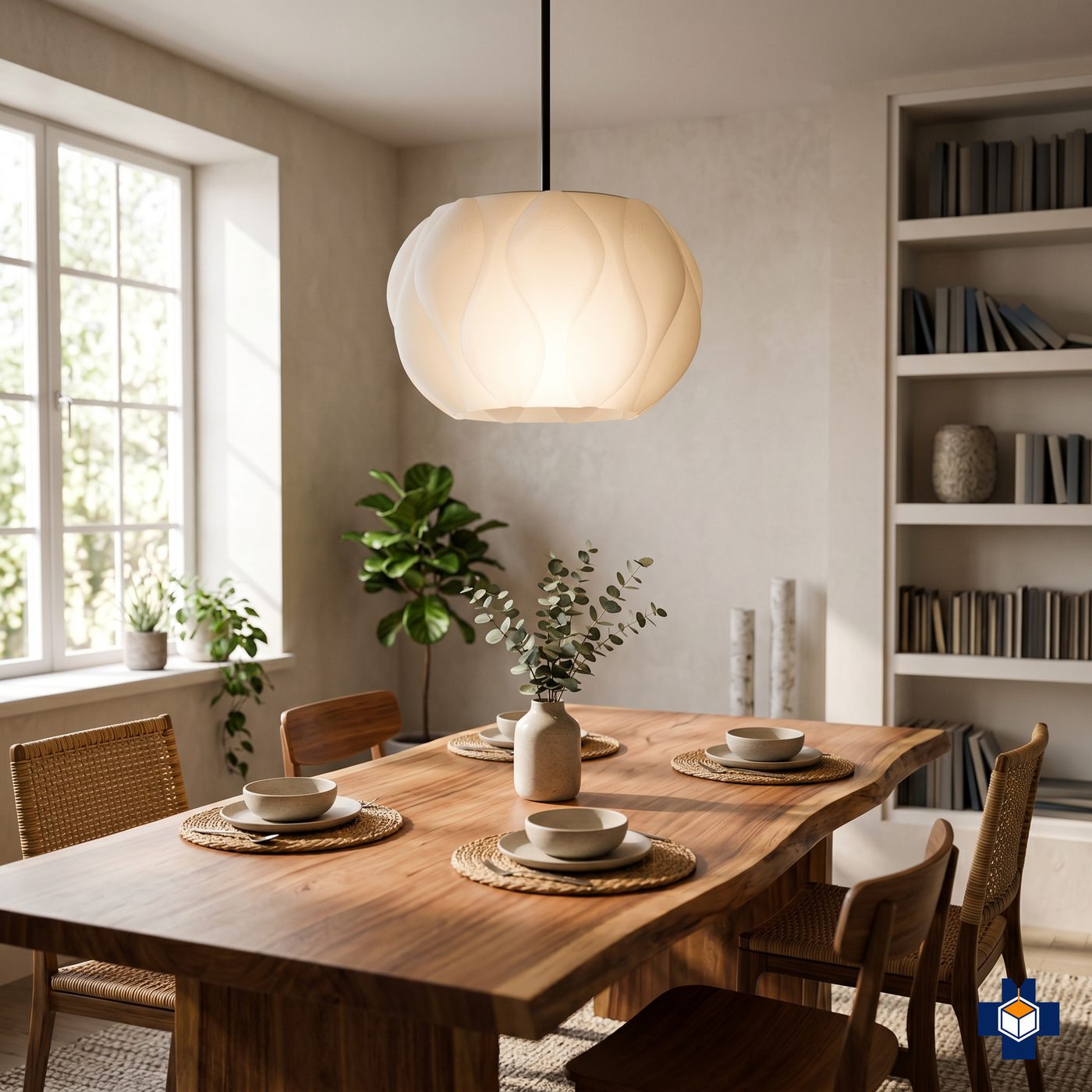 ECLIPSE pendant light over a dining table