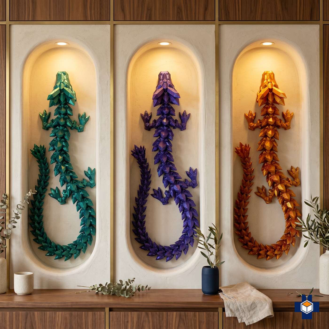 GOLIATH dragon shown in multiple colorways