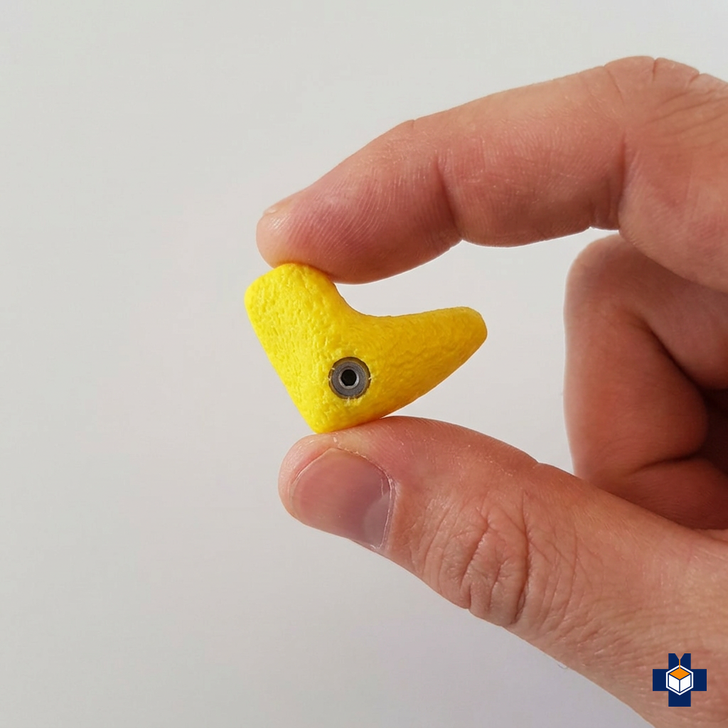 GRIPZ magnets shown to scale