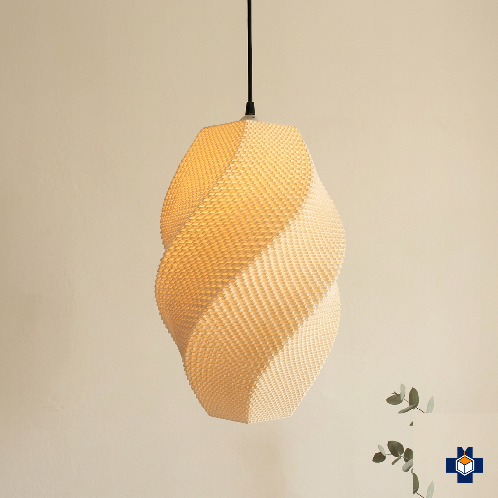 JOSEFINA spiral chandelier pendant, main view