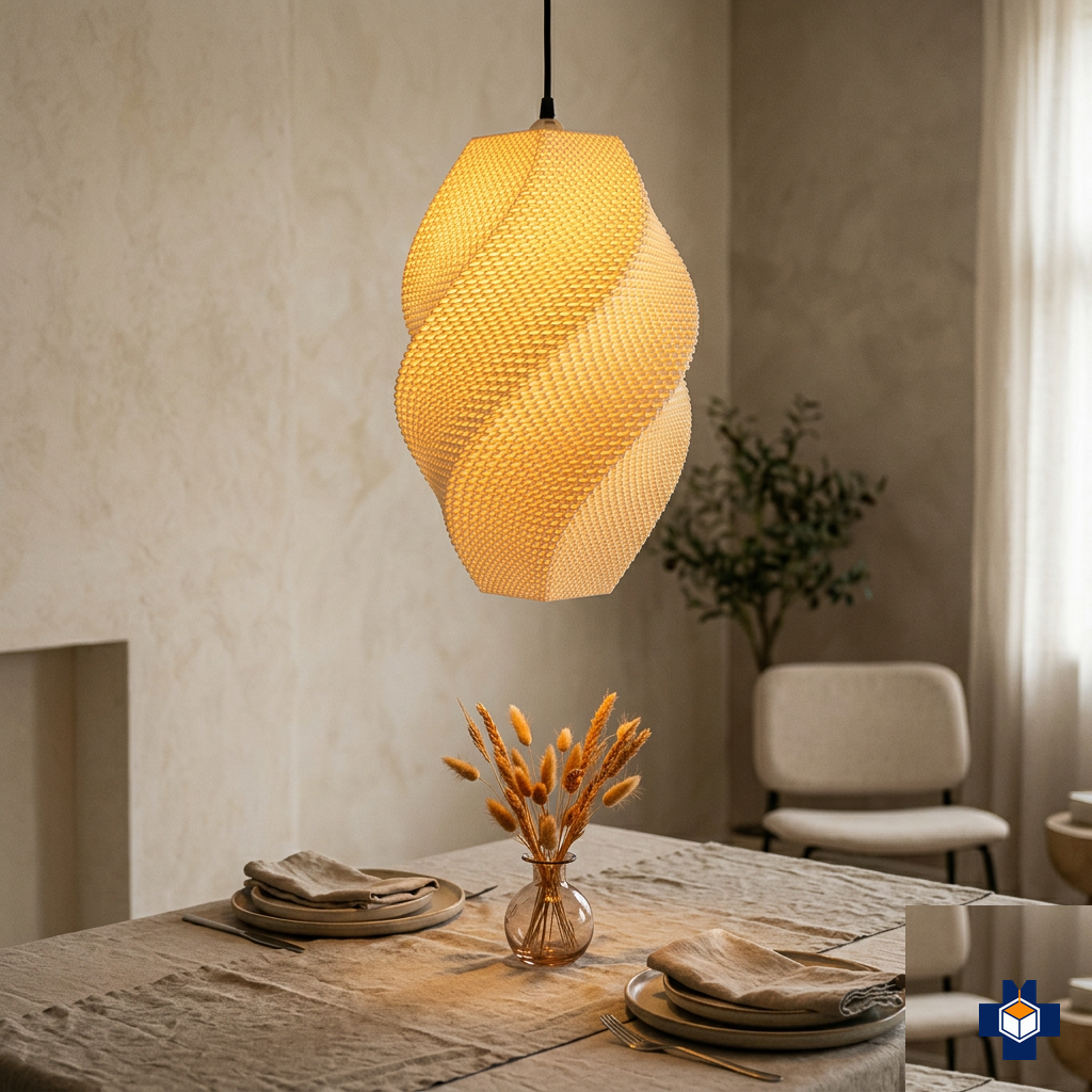 JOSEFINA pendant over a dining table