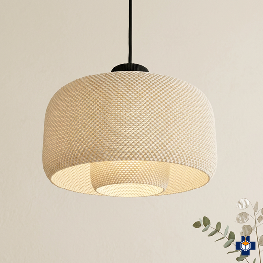 LOLA 3D printed drum pendant light, main view