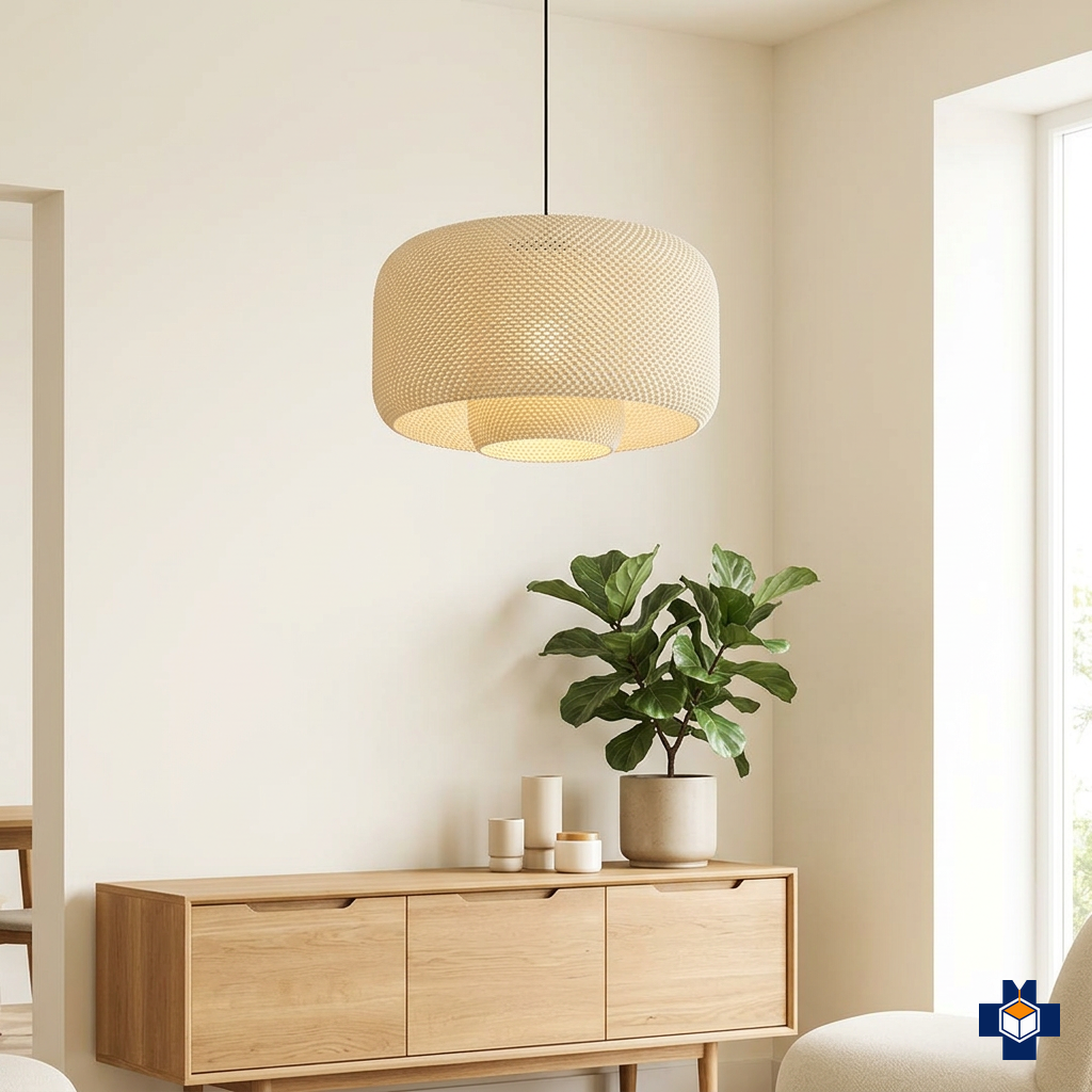 LOLA pendant over a kitchen island