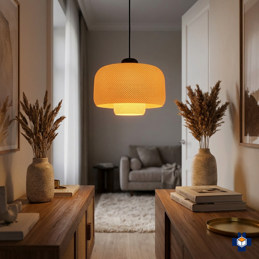 LOLA pendant in a living room