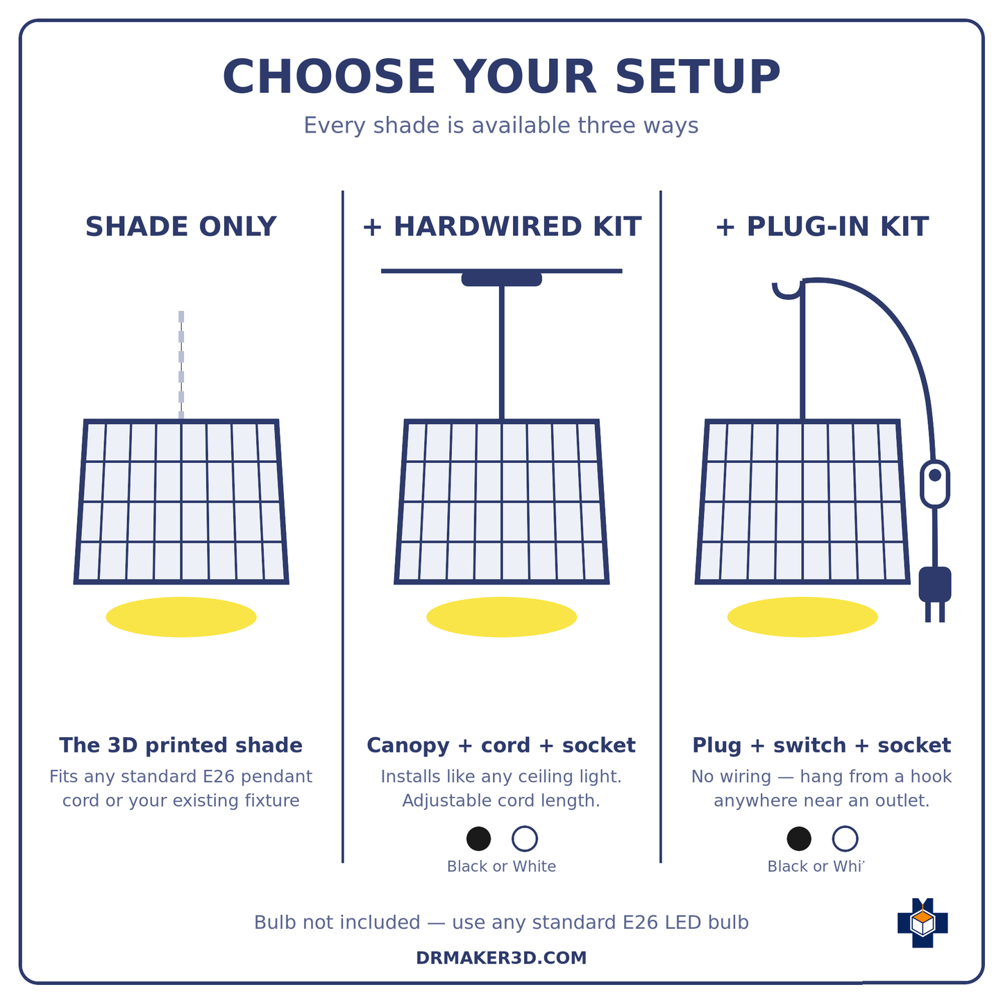 LOLA pendant setup options