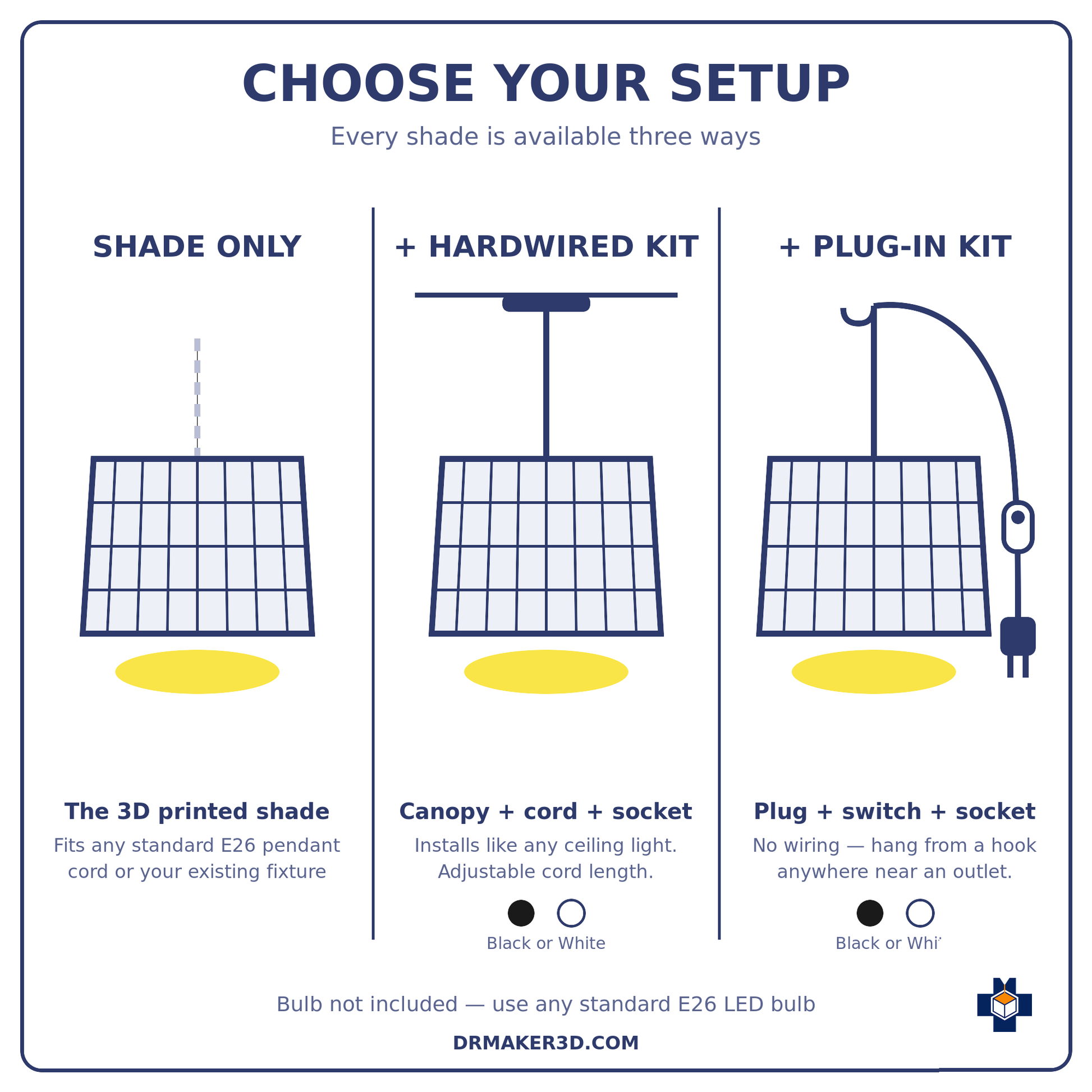 LOLA pendant setup options