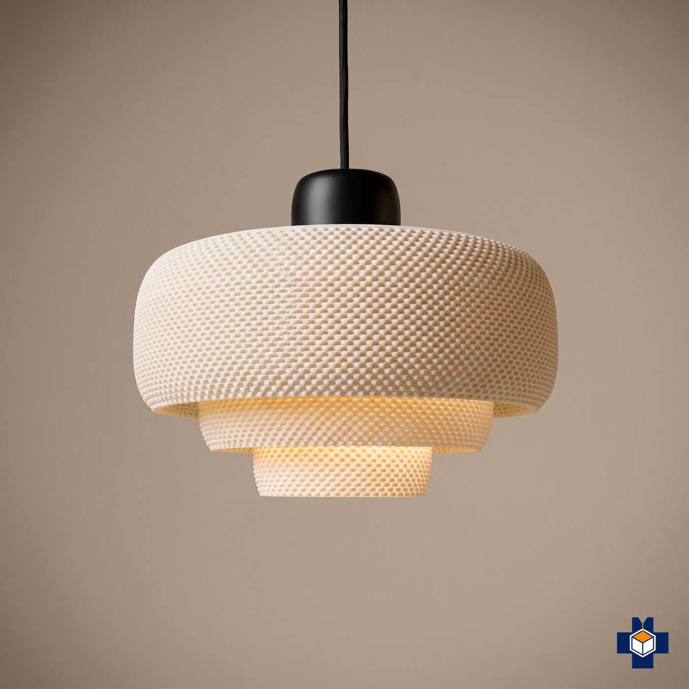LUCIANA tiered pendant light, main view