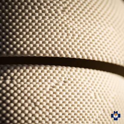 LUCIANA pendant close-up, fine knurled pip texture
