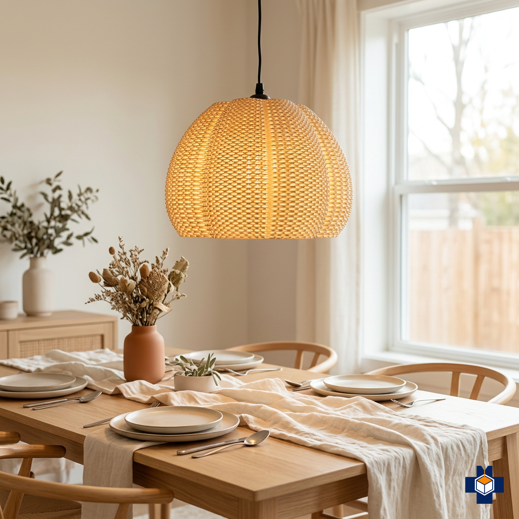 MARINA pendant over a dining table