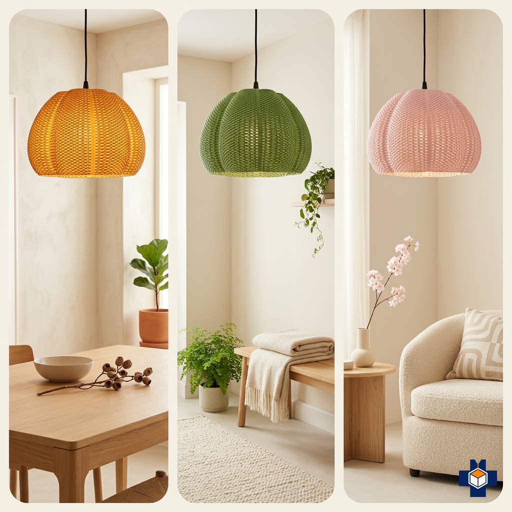 MARINA pendant shown in multiple colorways