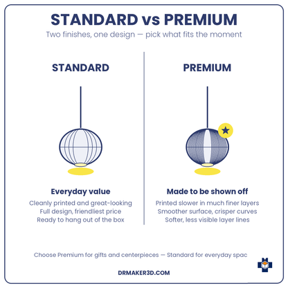 MARISA Standard vs Premium finish