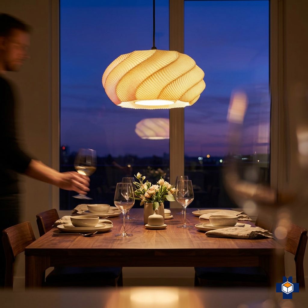 OFELIA pendant over a dining table